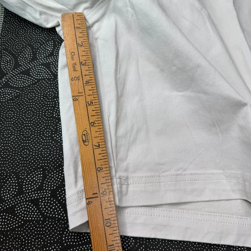 Gloria Vanderbilt Shape Effect High-Rise Bermuda Shorts 24W Beige Cotton Blend W - Picture 7 of 12